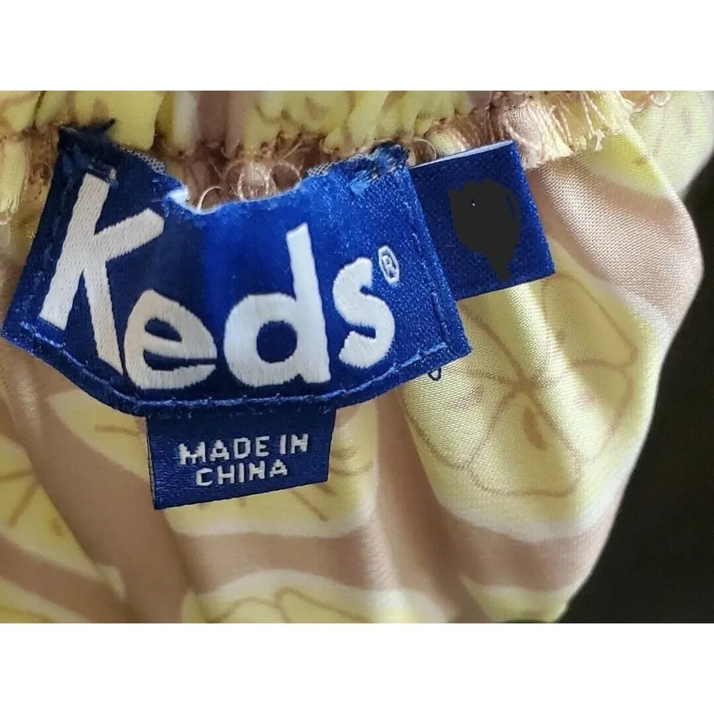 Keds Women's Yellow Polyester Off The Shoulder Casual Long Maxi Dress Size XS - Image 10