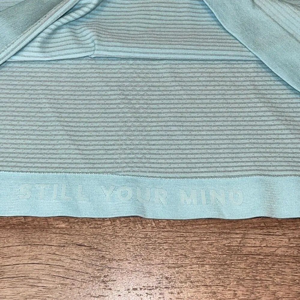 Lululemon Athletic Swiftly Tech RB Tank Top Race Icing Blue Size 12 - Image 7