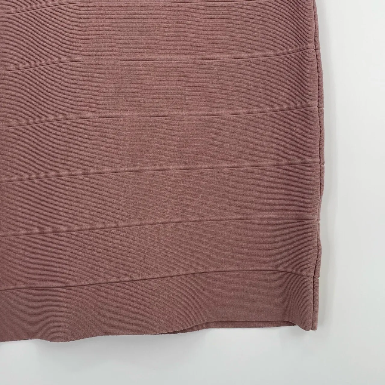 Leith Womens Taupe One-Shoulder Cut-Out Knee-Length Bodycon Bandage Dress Large - Image 7