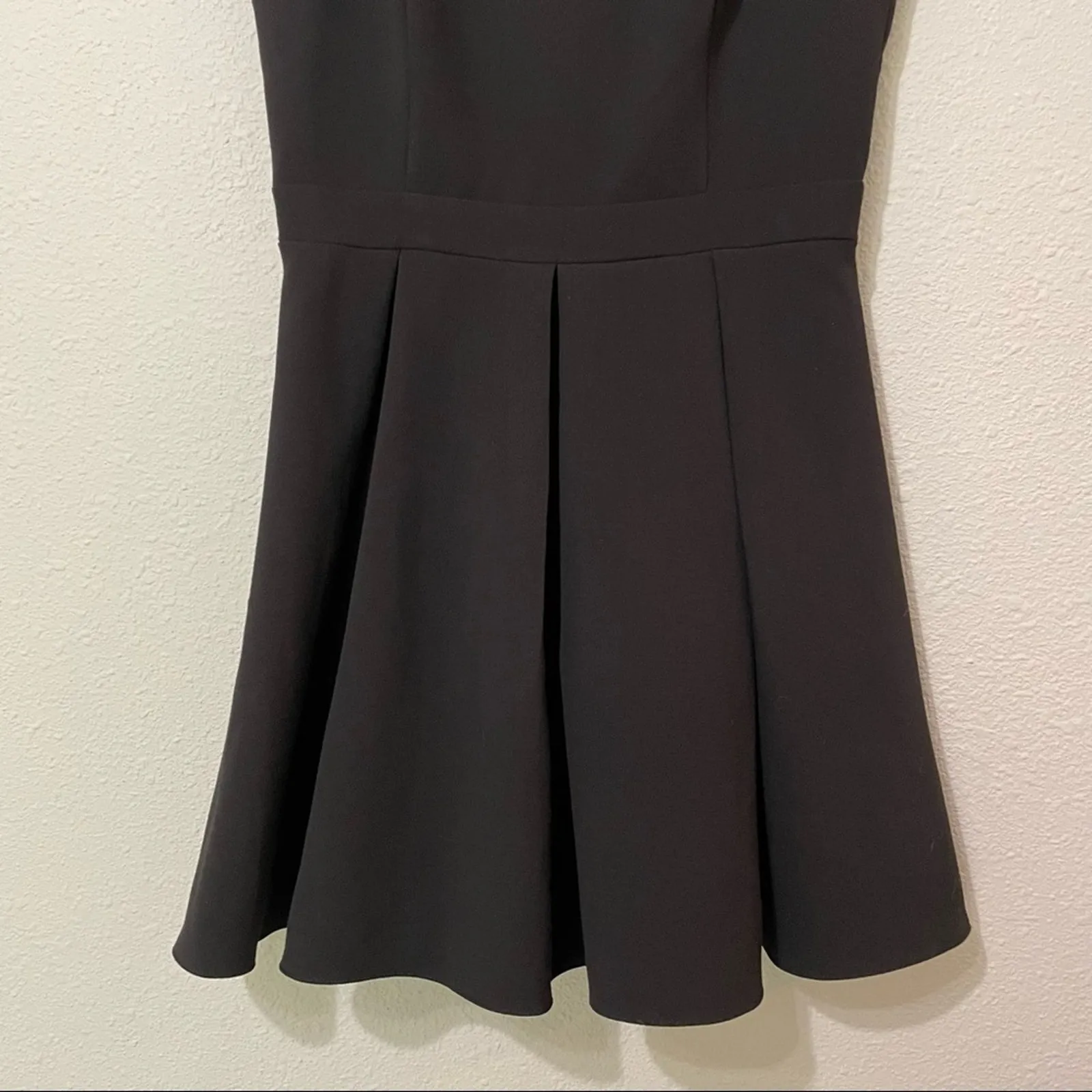 ASOS Black Sleeveless Fit & Flare Mini Dress Womens 8 Skater Whimsigoth Fall - Image 3