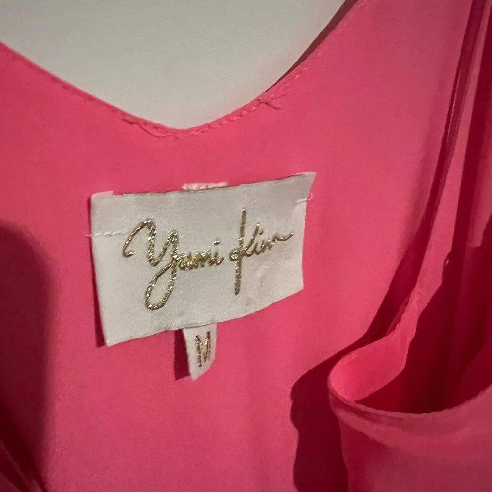 Yumi Kim medium hot pink maxi dress - Image 9