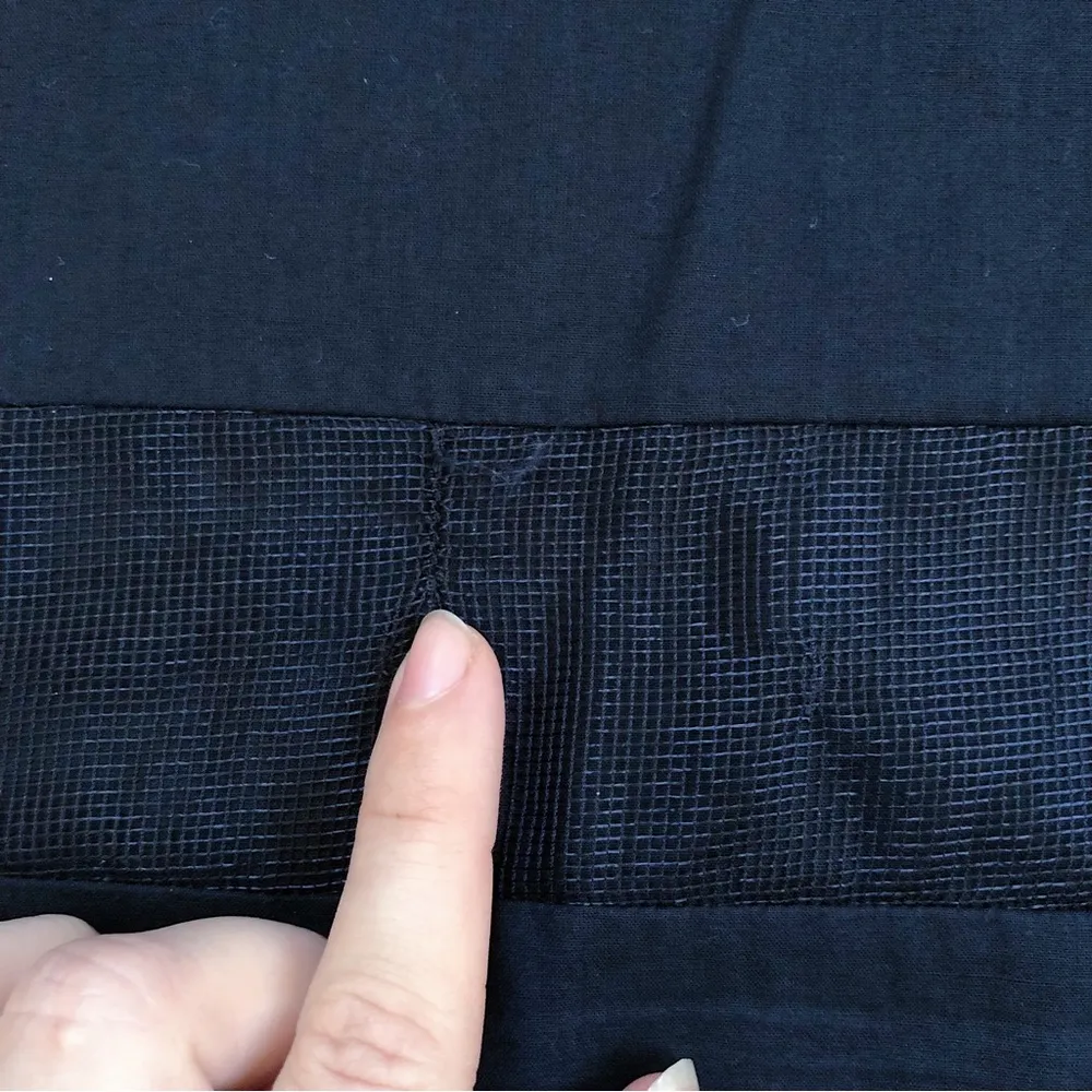 Designers Remix • Lay Top black popover blouse embroidered cotton net Size undefined - Image 11