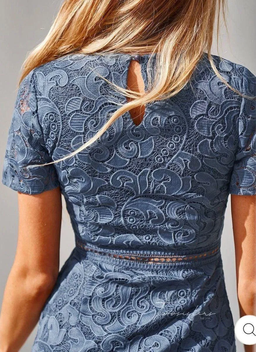 JAUS Mini Dress Blue Size XS - Image 2