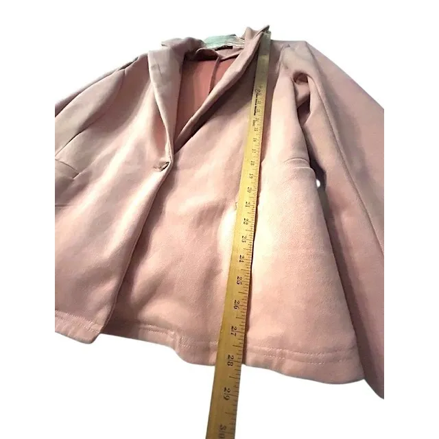 Pink Blazer 4XL Soft Professional Pastel Workwear Jacket Luxurious Feel Feminine - Image 6