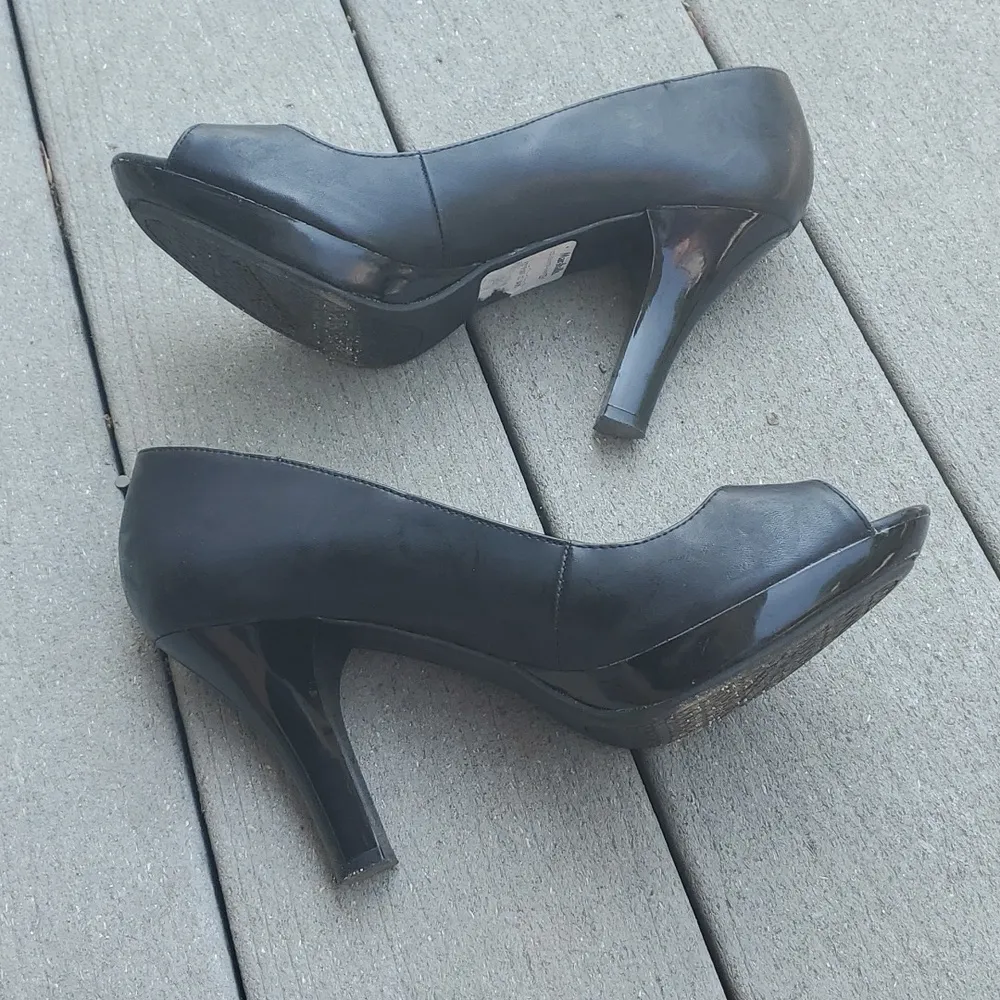 Fergalicious  by Fergie Gem Peep Toe Heels - Image 7