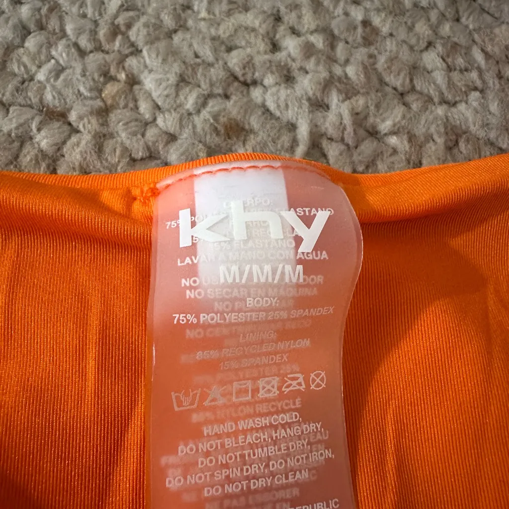 KHY swim bottoms Orange Size M - Image 2