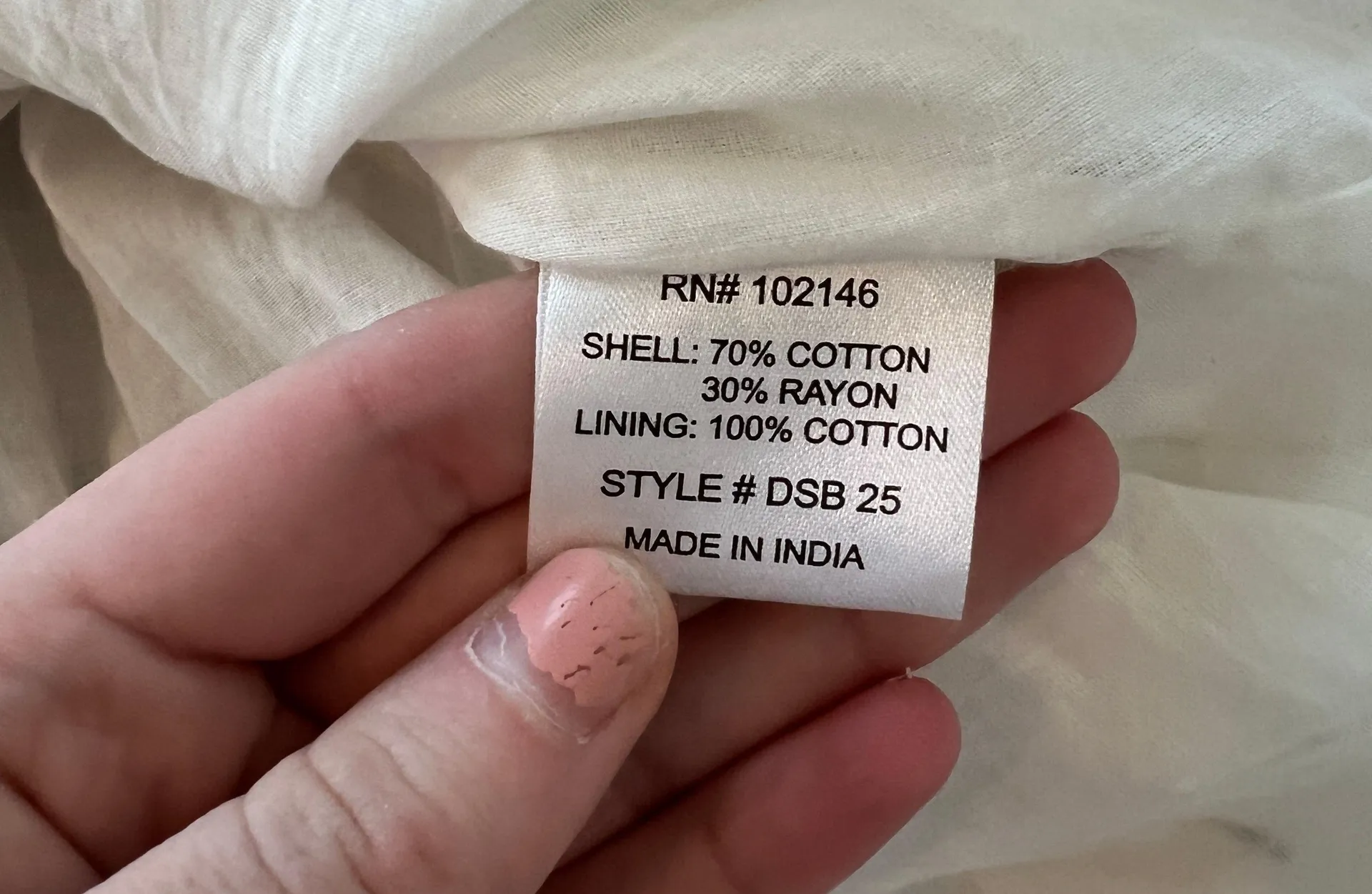 Cotton Blend Striped Off Shoulder Dress Size XS - Image 7