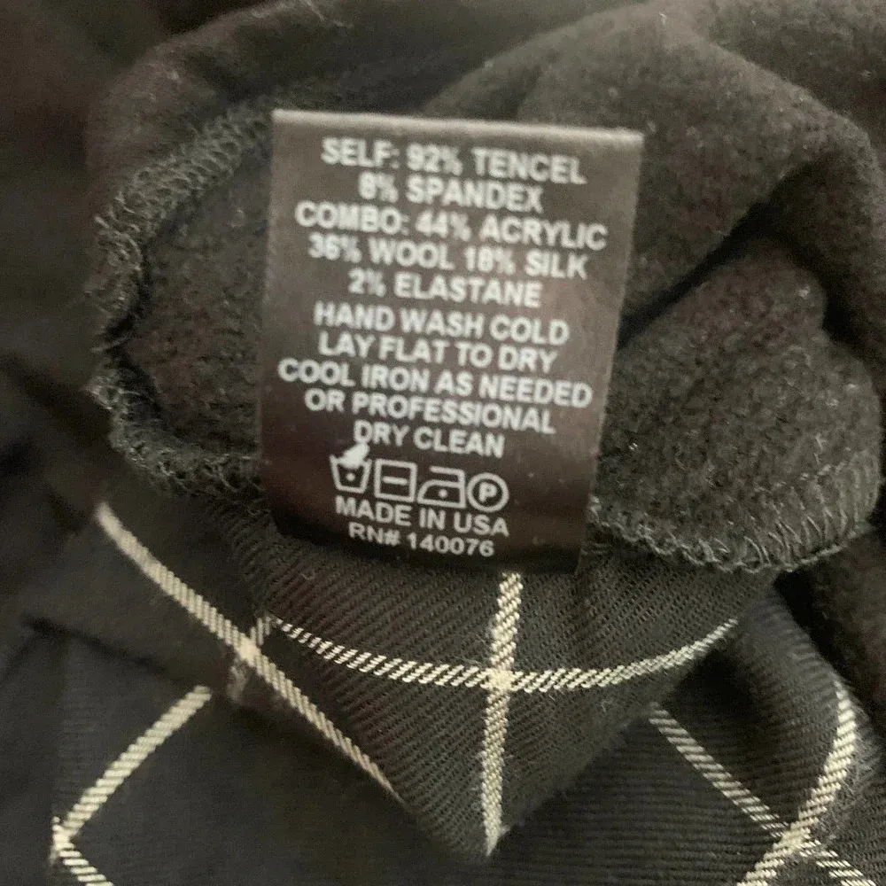 Generation Love Black Ripped Cutout Plaid Top‎ - Image 11