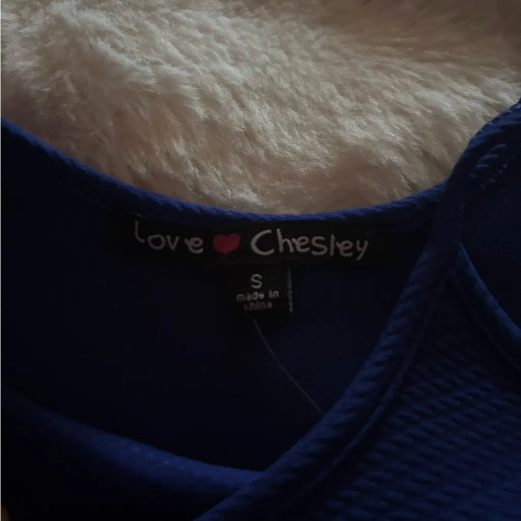 Chesley Midnight Blue Mini Dress - Image 2