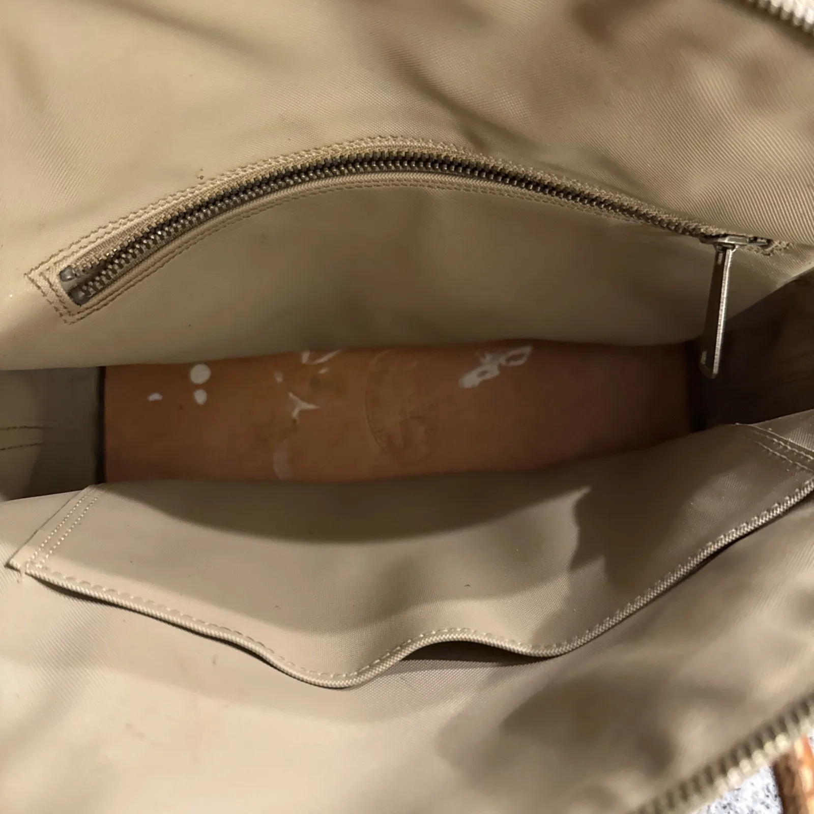 Vintage King Ranch Canvas Leather La Bolsa Bag STAMPED JJ Kingsville Texas - Image 7