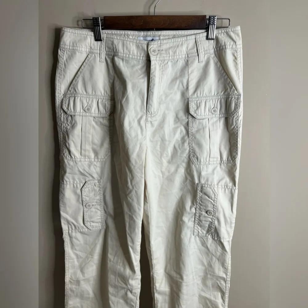 Caribbean Joe khaki Utility pants cargo pockets 10 - Image 4