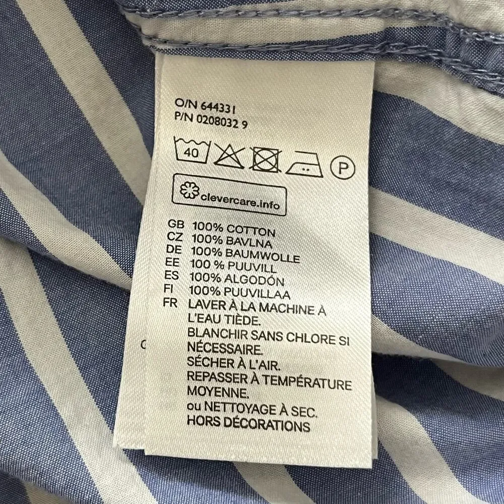 L.O.G.G. by H&M Strlped Button-Down Shirt - Size UNKNOWN - Image 7