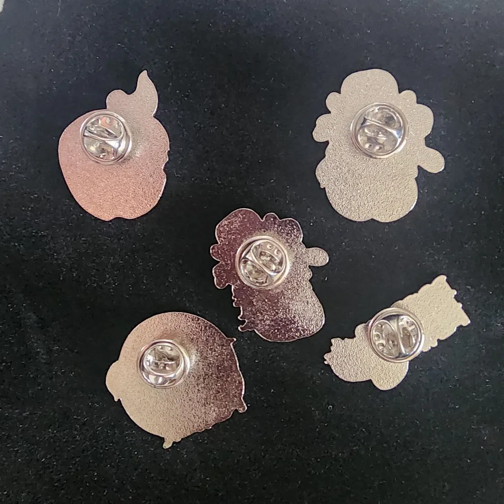 Set of 5 Angry Orchard Fruit Hard Cider Enamel Pins New - Image 7