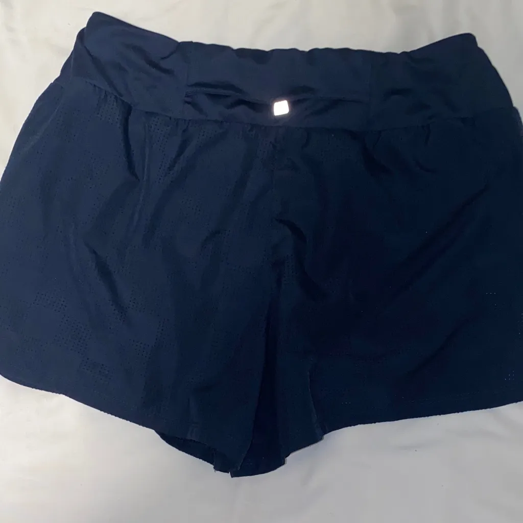 Nike Women's Navy Athletic Shorts - Image 8