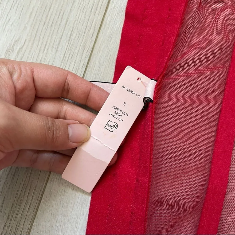 Victorias Secret NWT Wicked Unlined Lace Up Corset Red (Small) sexy - Image 4