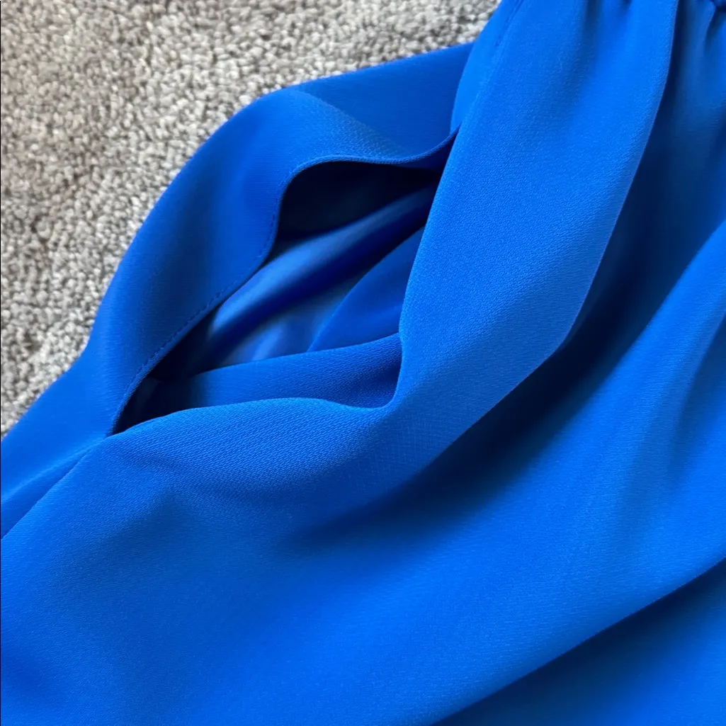 Signature by Harve Benard Two Piece Blue Skirt Suit Set SIZE 14W - Image 6