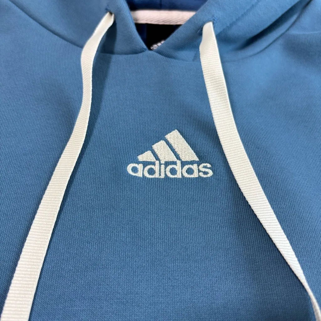 Adidas B2828 Mens Cotton Altered Blue Internal Hoodie Size L‎ - Image 12