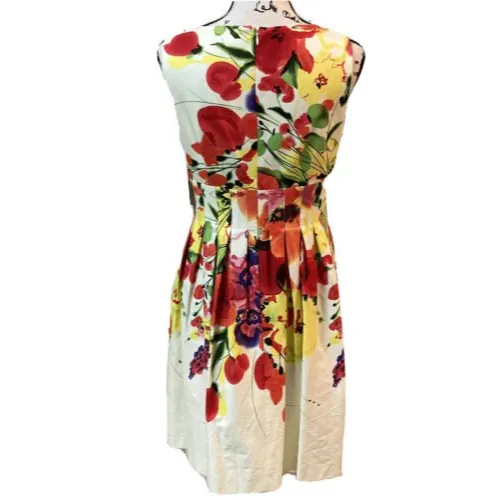 New directions floral Pocketed petite women’s dress NWOTS Red Size 10P - Image 2