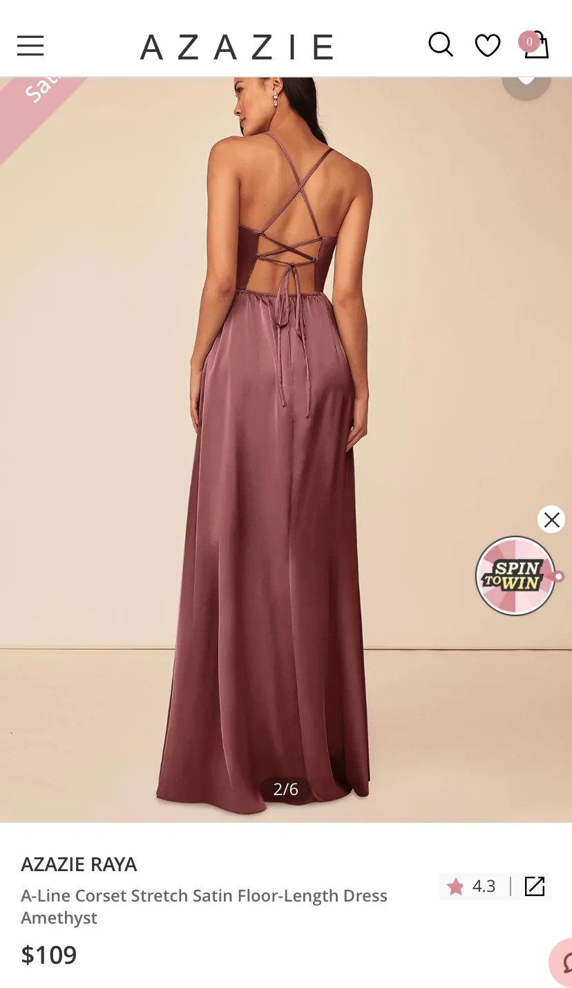 Bridesmaid Dress Worn ONCE - Image 3