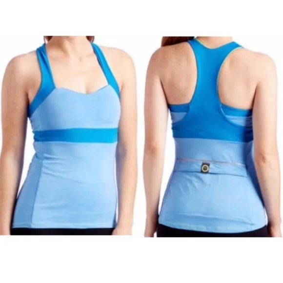 MOXIE Cycling Sweetheart Solid Azure Blue NWT in Medium - Image 2