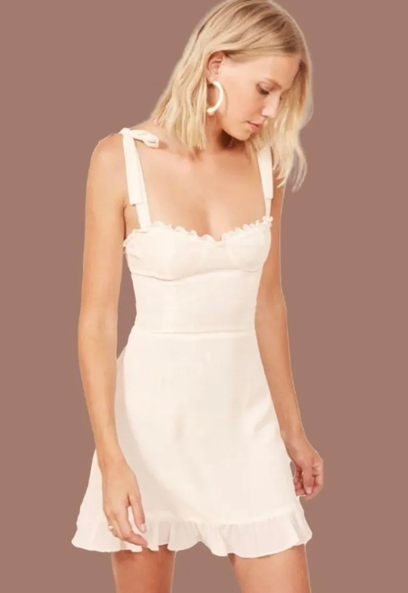 Christine White Mini dress - Image 3