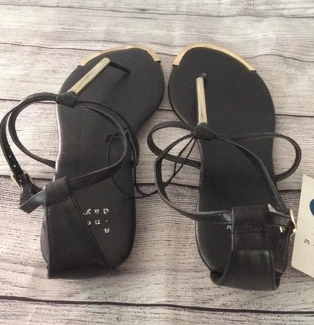 Black Sandals, Size 9 - Image 3