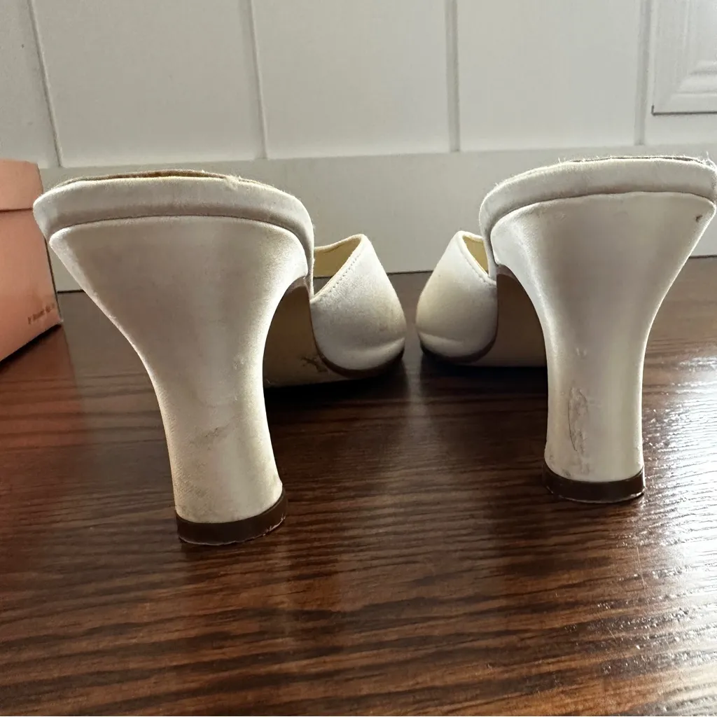 Touch Ups ivory Heels with Rhinestone Accent - Image 9