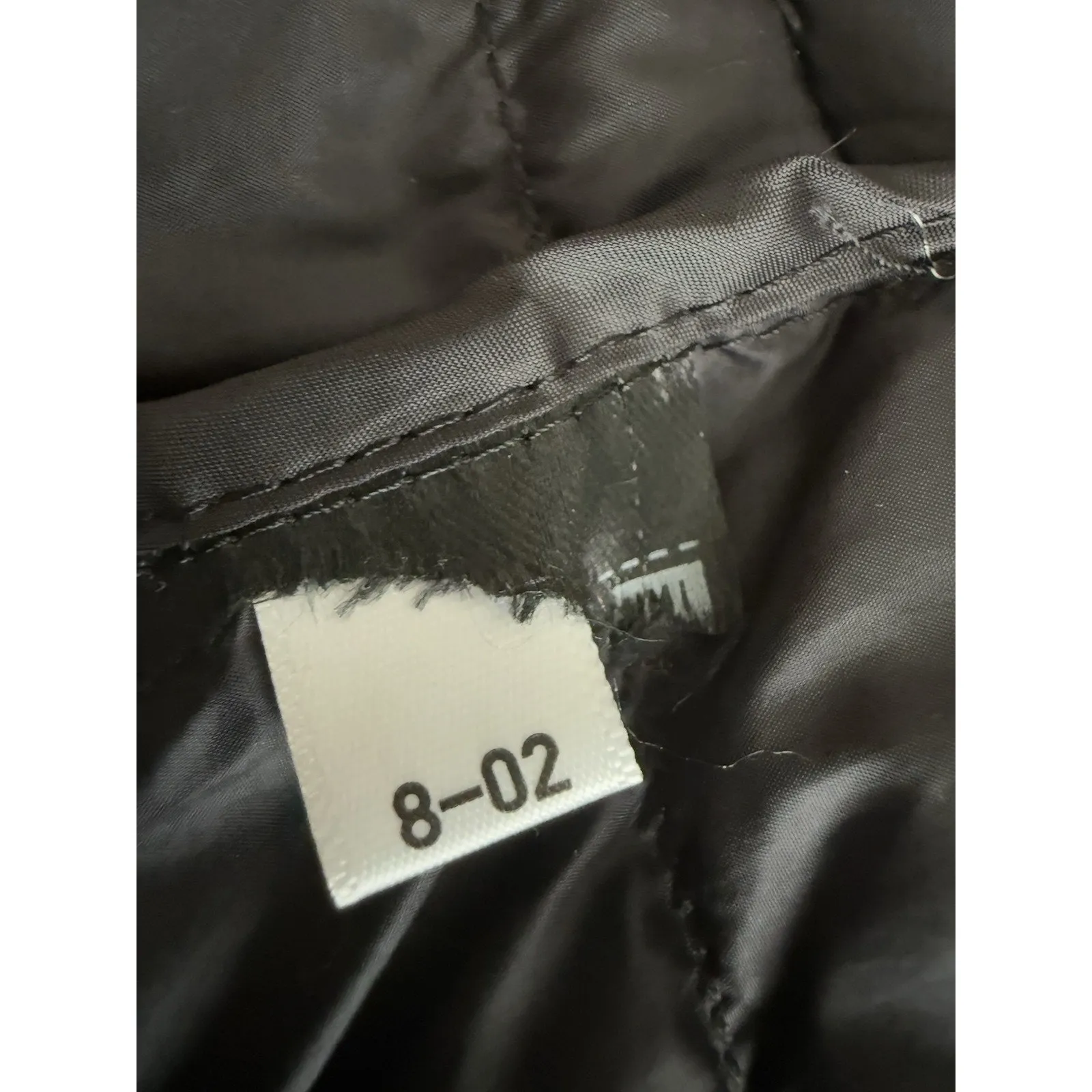 VTG Y2K CJ Laing Black W/ Rainbow Fleece Puffer Vest Funnel Neck Retro Stripes S - Image 7