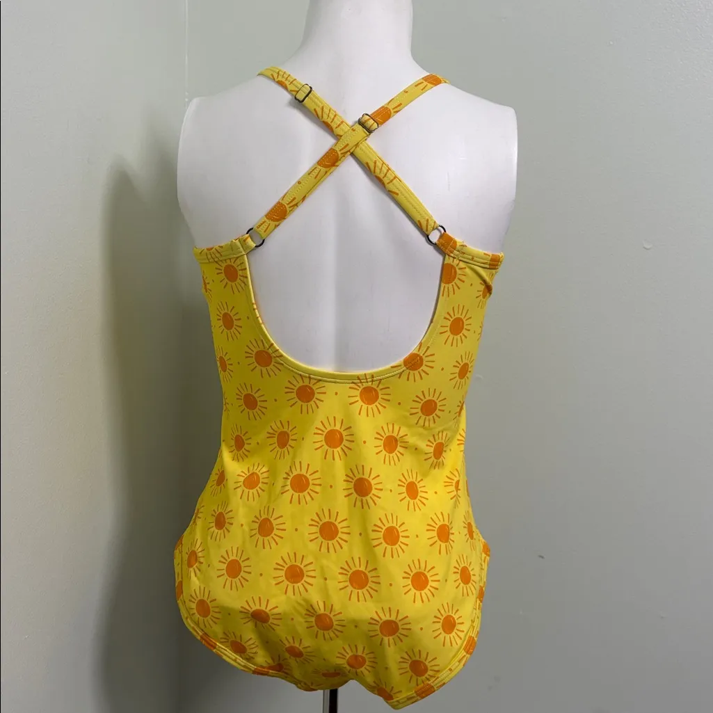 Hanna Andersson Sunshine Day Women’s Swim Suit Orange Size M - Image 5