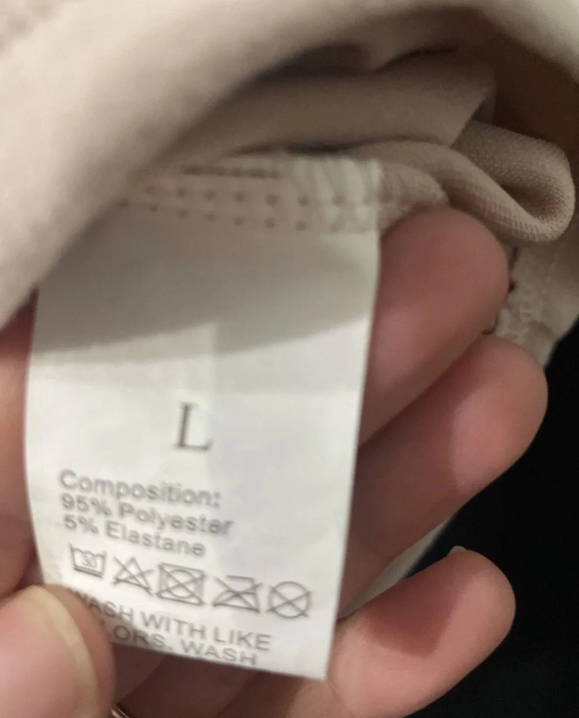 Oversized Crop Top Tan Size L - Image 2