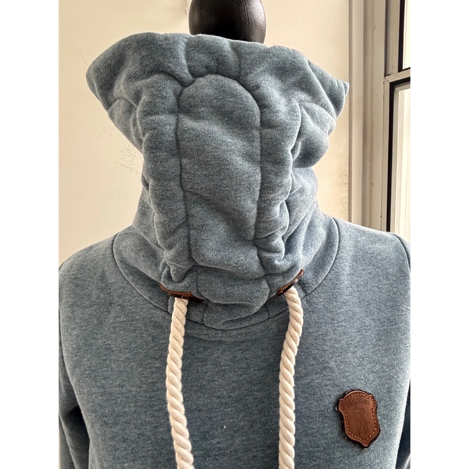 NAKETANO Darth Hoodie Sweatshirt small athleisure layered hiking outdoors - Image 4