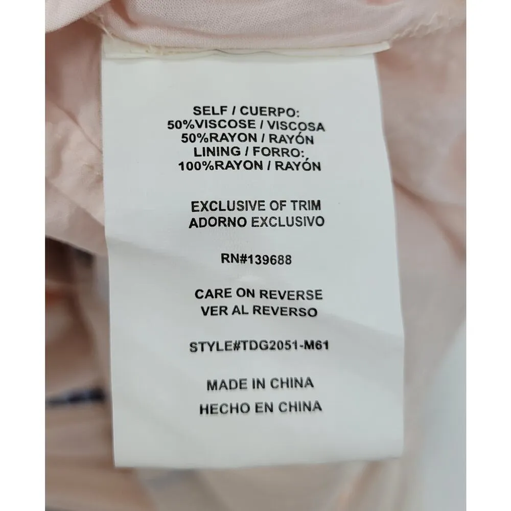 Taylor & Sage Womens Dress Small Fair Isle Halter Open Back Maxi Summer Flowy - Image 10