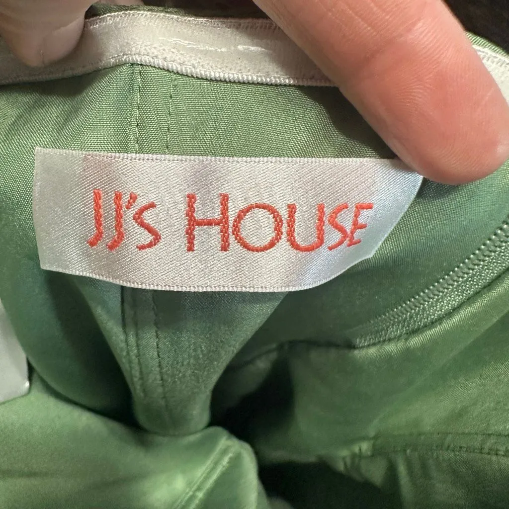 JJ’s House basil mermaid slit bridesmaid evening dress - Image 3