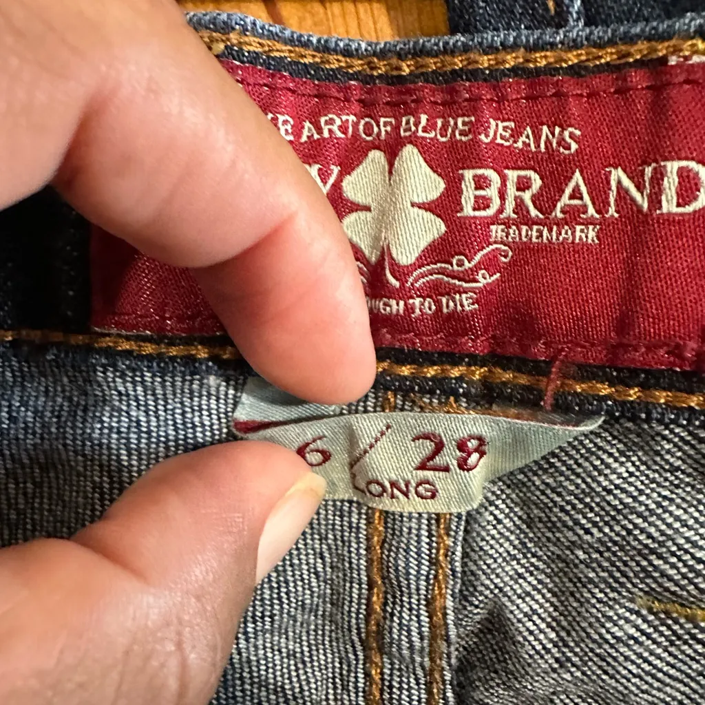 Lucky Brand  Dark Indigo Flare Jeans - Image 5