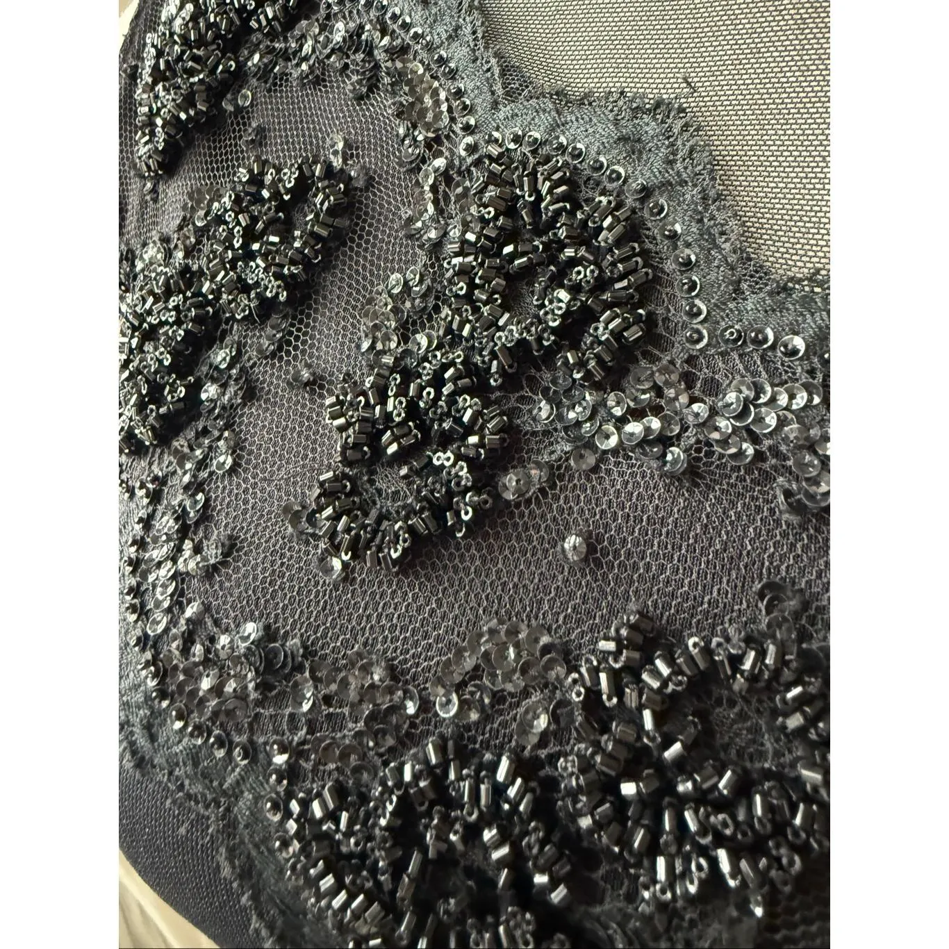 Rimini by Shaw Stretchy Black Sleeveless Column Dress Formal Gown Black 8 - Image 5