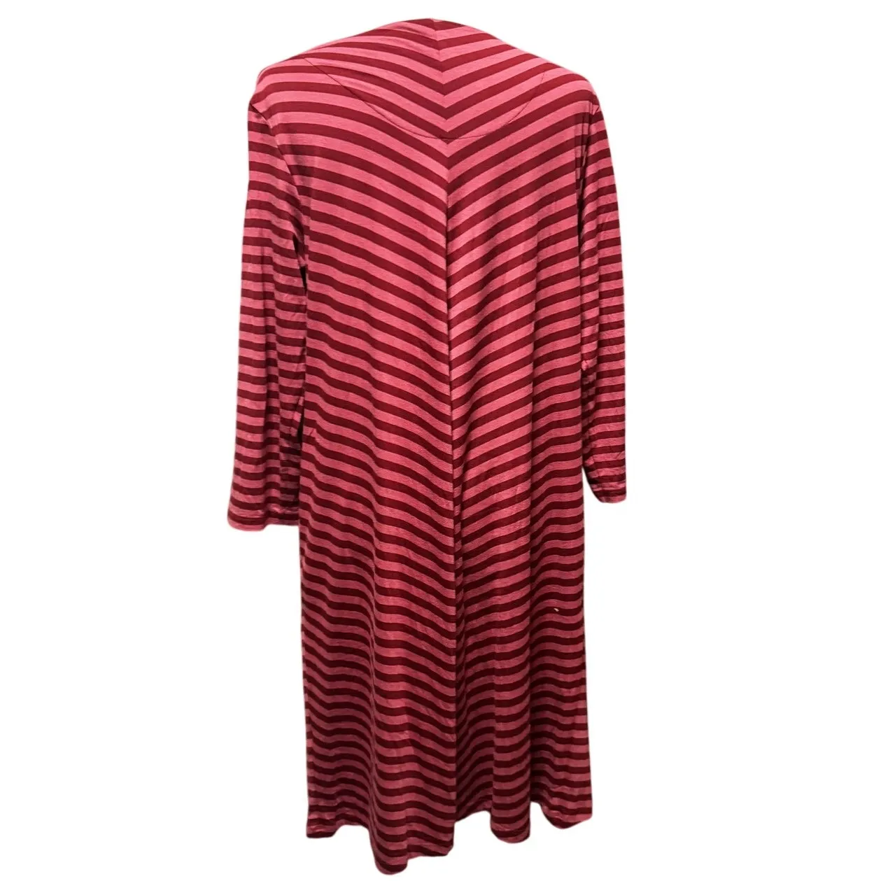 Gudrun Sjödén Organic Cotton/Modal Striped Dress Size L Lagenlook Scandi Style Size L - Image 4