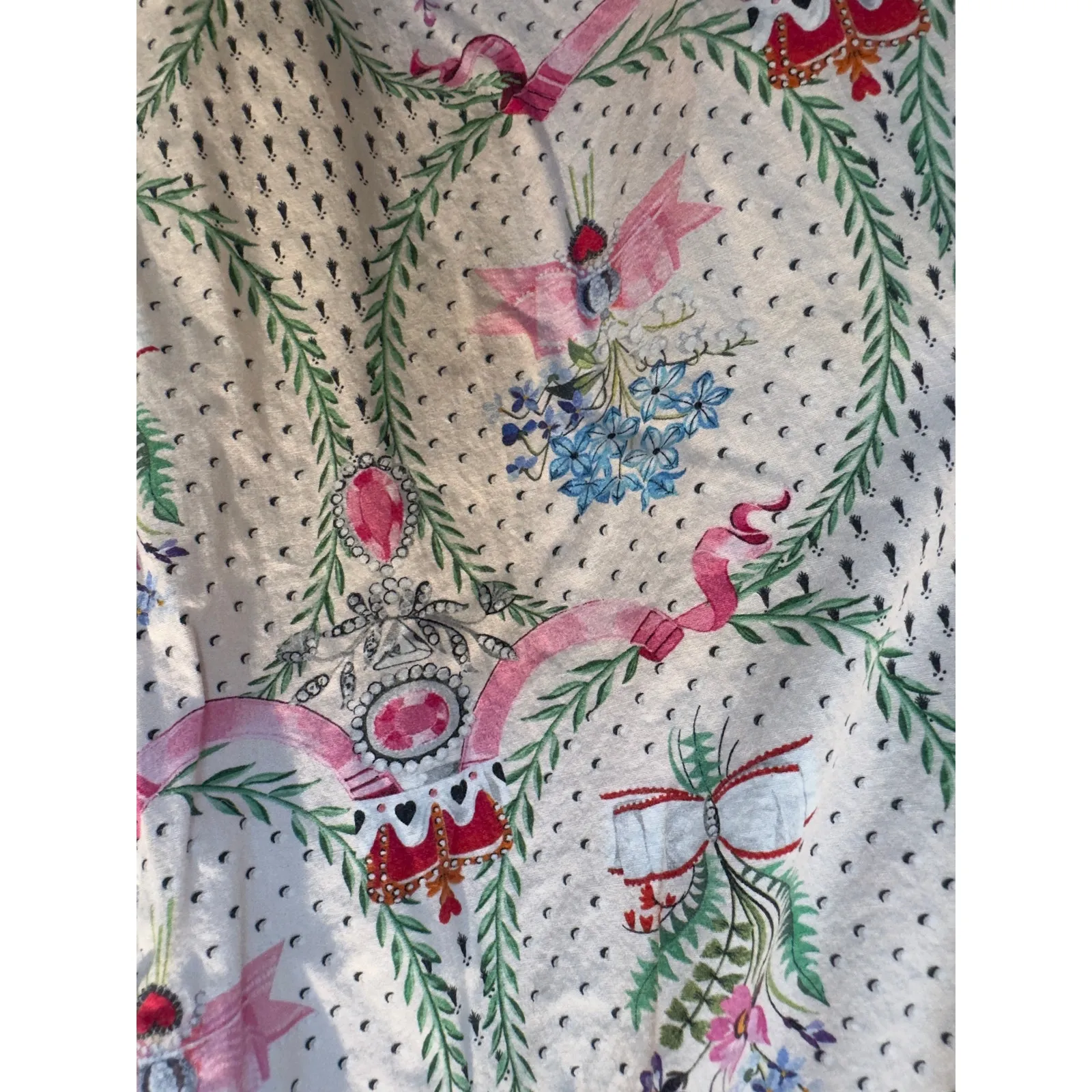 Cath Kidston Pajama Bottoms Pants Size XS White - Image 6