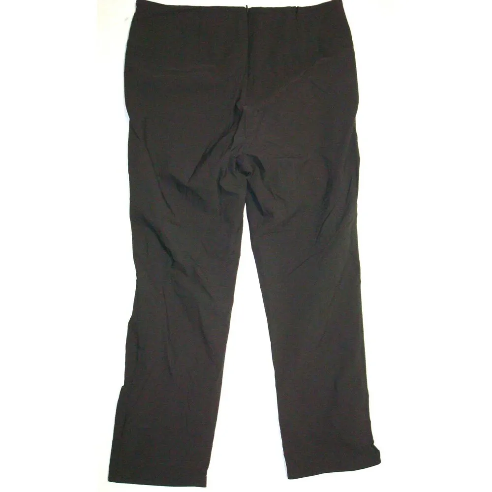 Womens Athleta 6 Olive Green New Pants Wander Slim Straight Crop Hike Travel - Image 5