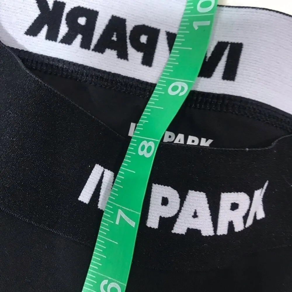 {Ivy Park} Black Capri Athletic Workout Pants Size XXS - Image 7