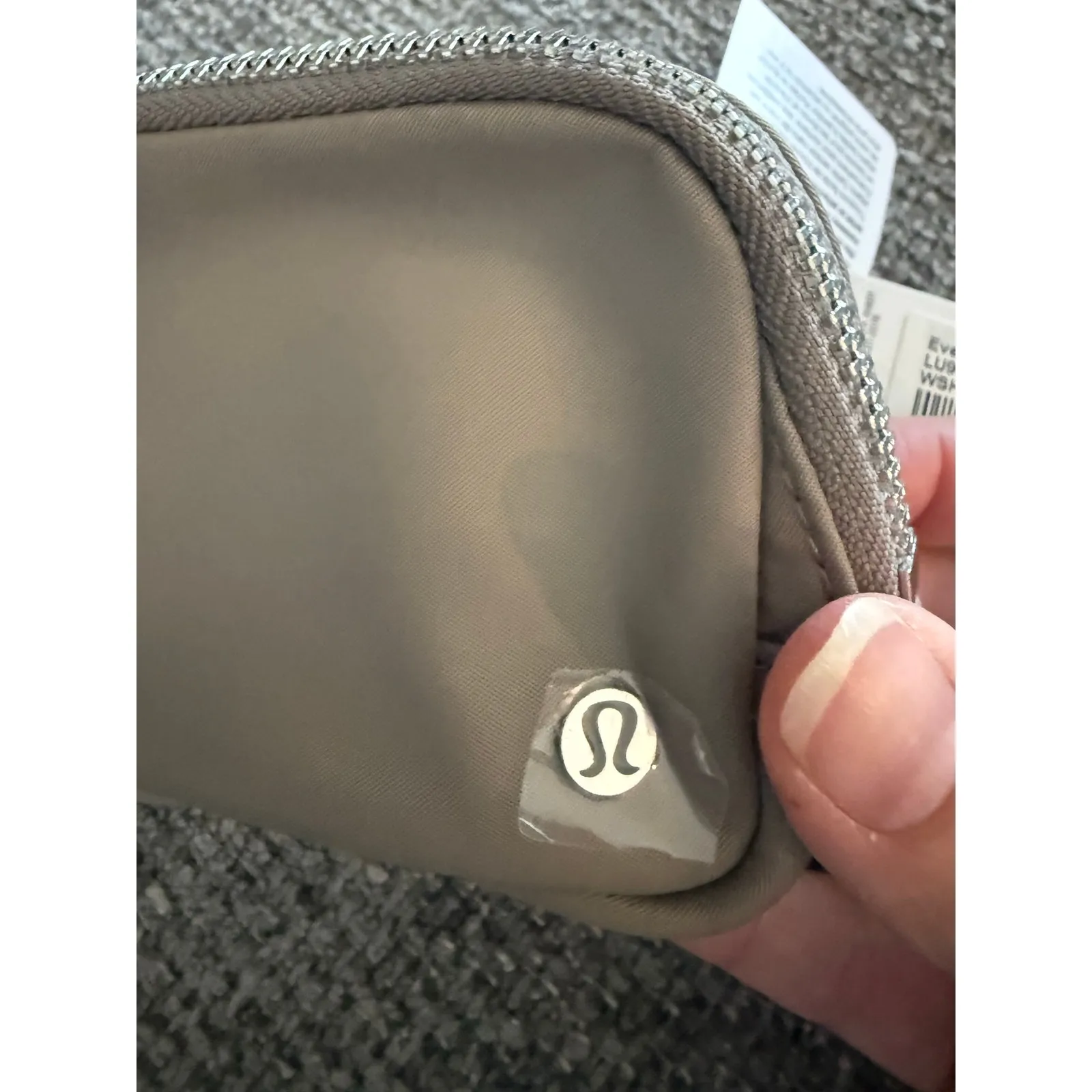 NWT Lululemon Everywhere Belt Bag Nano- Warm Ash Grey - Image 3