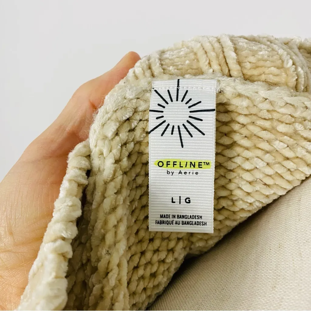 AERIE OFFLINE Chenille Colorblock Sweater - Image 9