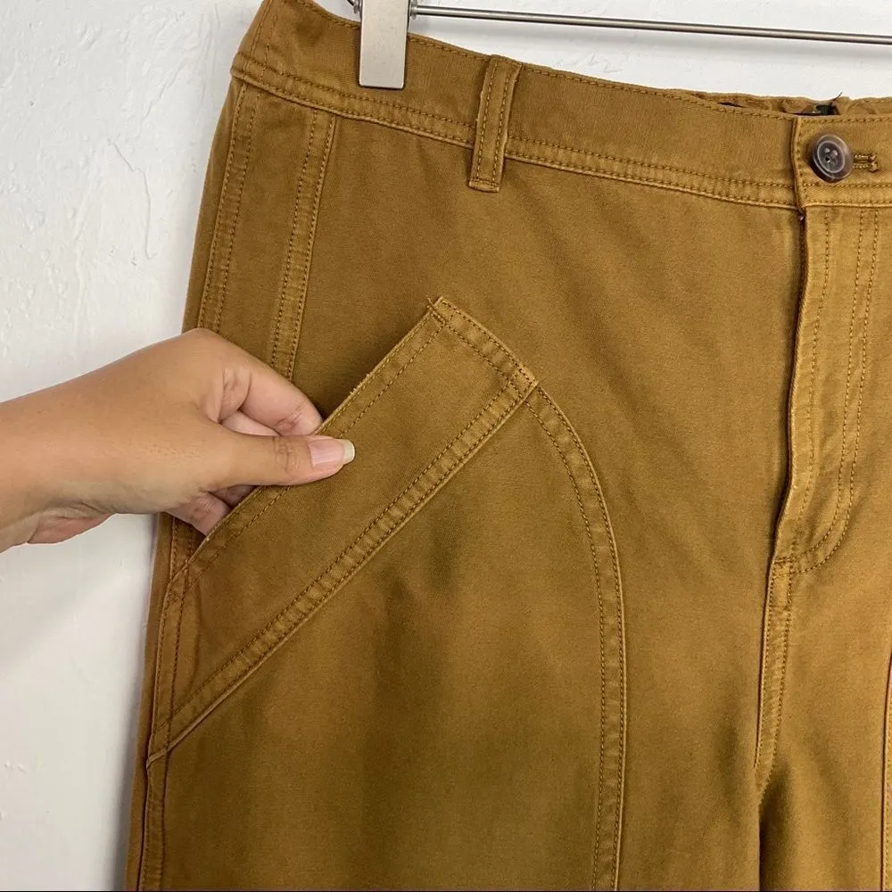 J.Crew  Light Brown Cropped Utility Pants 8 NWT - Image 2