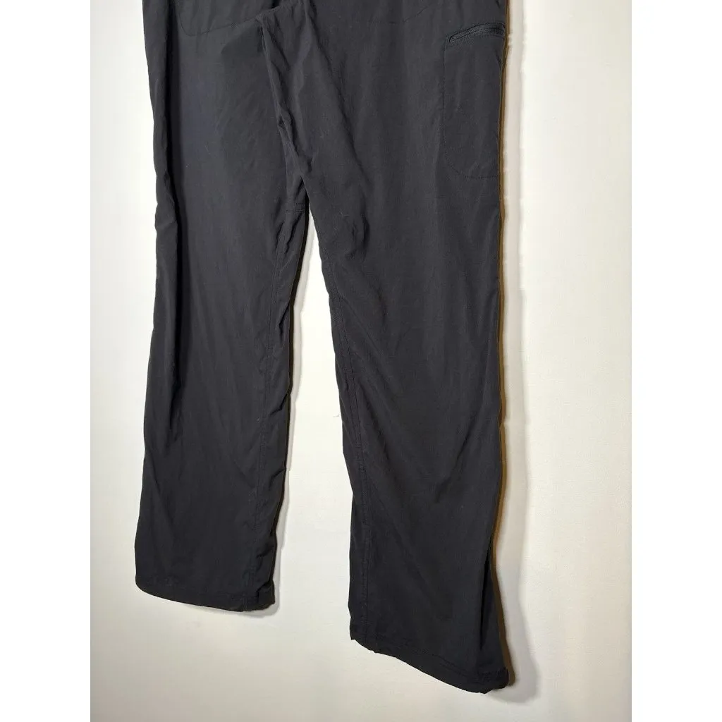 LL BEAN Size 6 Comfort Trail Pants Water Repellent Black Nylon Gorpcore Outdoor - Image 6