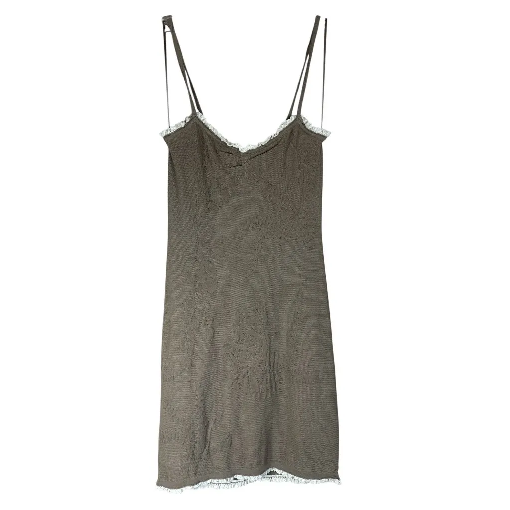 Bec + Bridge Naelle Knit Mini Dress in Taupe X-Small New Womens - Image 5