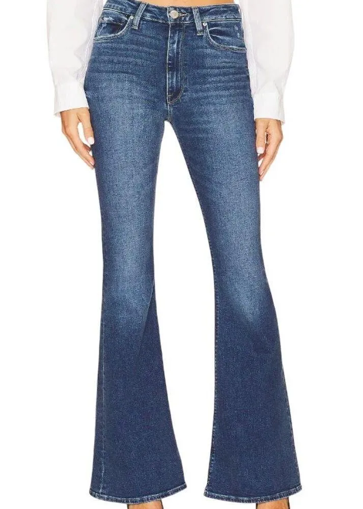 Hudson Holly Jeans Women 30 Blue Lotus Revolve High Rise Boho Flare Western Pant - Image 9