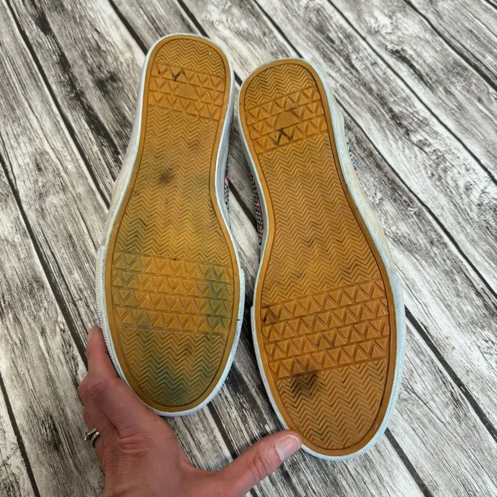 Mossimo Supply Co. Women's Classic Multicolor Pink Grey Blue Slip-On Shoes 10 - Image 9