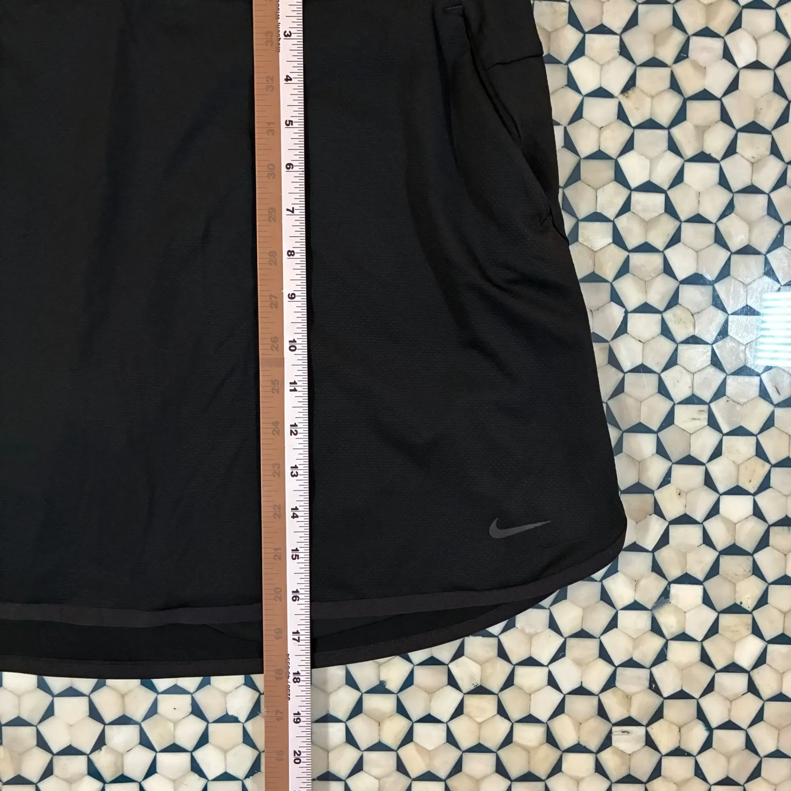 EUC Nike Dri-Fit Black Athletic Tennis Golf Skort Skirt Built-in Shorts XL - Image 8