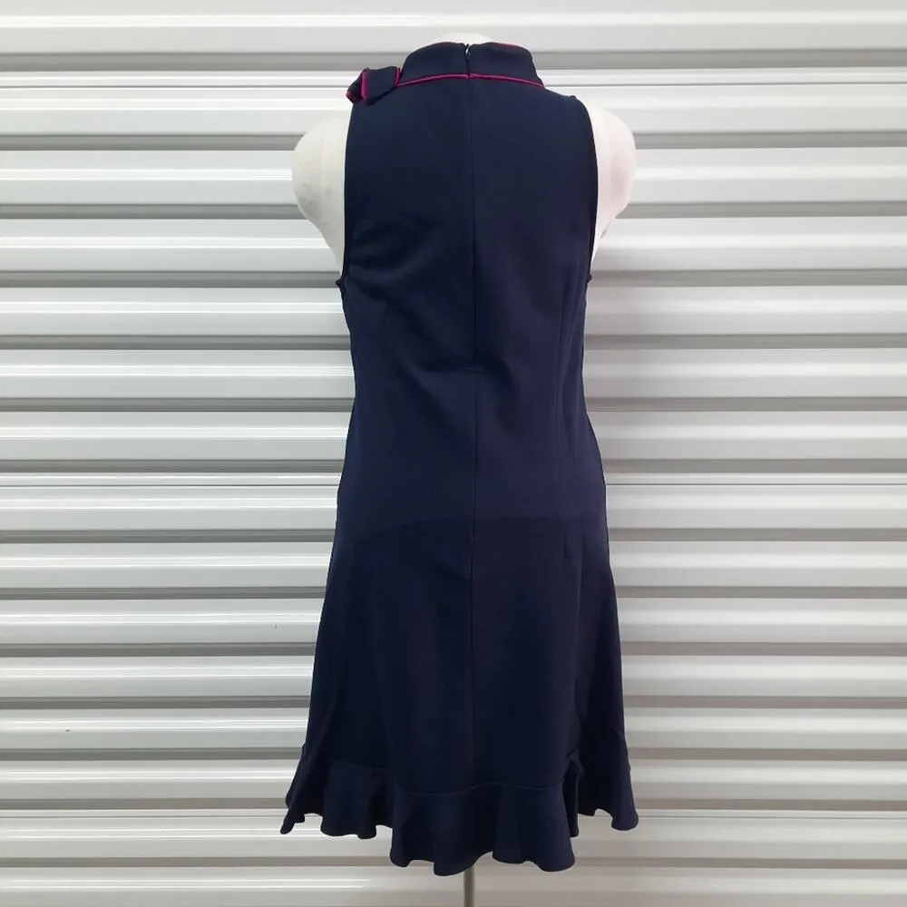 Eliza J Womens Dress Size 8 Blue Sleeveless Short Cocktail Party Y2K Retro - Image 4