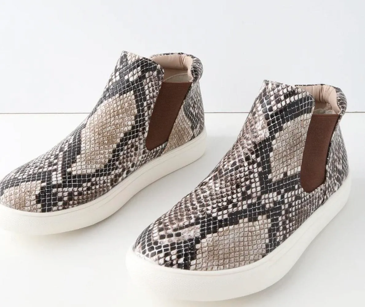 Steve Madden Snakeskin Slip-Ons - Image 2