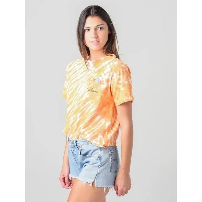 RE/DONE Palm 90s Oversized Tee Size Small Orange - Image 3